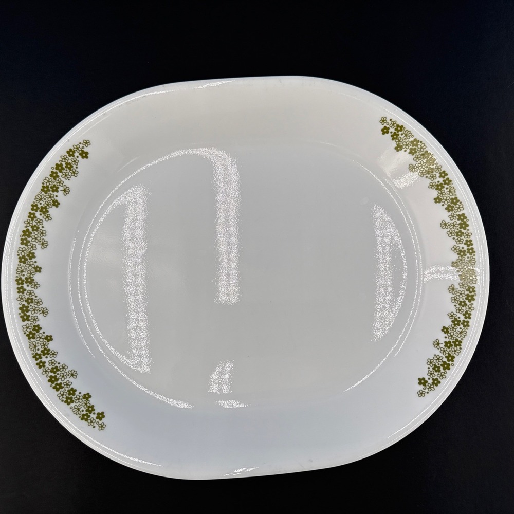 Corelle Crazy Daisy Spring Blossom Oval Serving Plate Platter Vintage